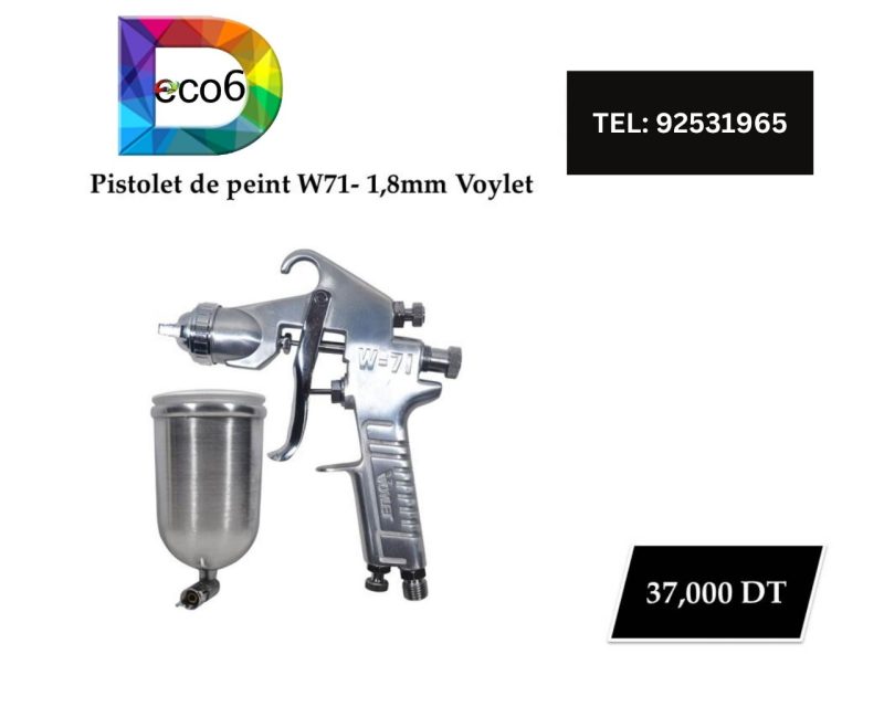 Pistolet de peint W71- 1,8mm Voylet