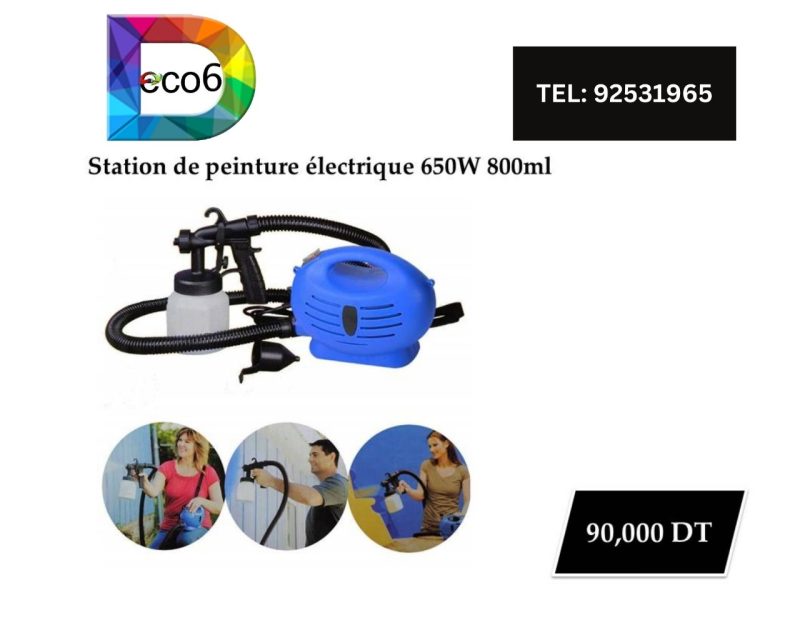 Station de peinture électrique 650W 800ml